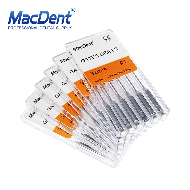 Macdent Gates Drill Dental Endodontic Root Canal Files 28mm/32mm