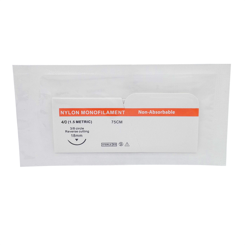 Dental Nylon Monofilament USP 4/0 Reverse Cutting Suture Surgical Oral Needle