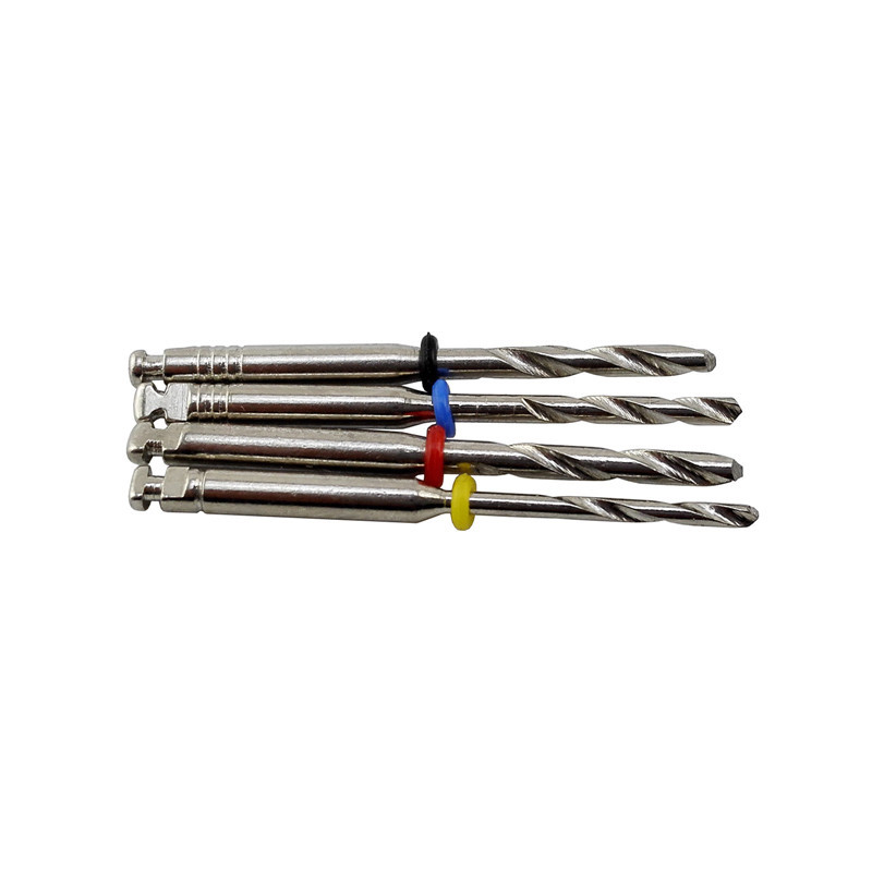 10Pcs Dental Endodontic Drill Reamers Spiral Conical Screw Posts