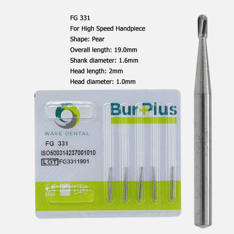Wave Dental FG 330 331 332 Dental Carbide Burs For High Speed Handpiece