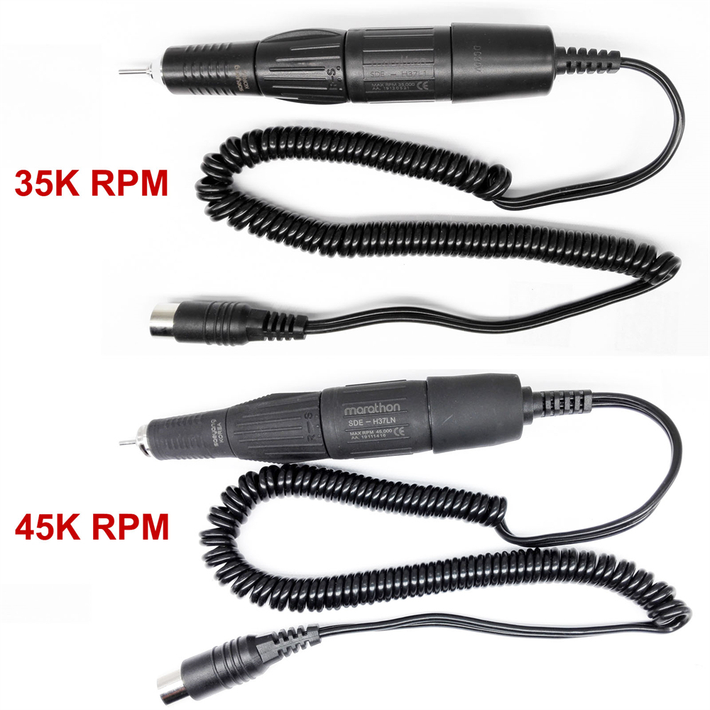 Dental Lab Marathon Electric Micromotor Polishing 35K/45K rpm Motor Handpiece / Burs