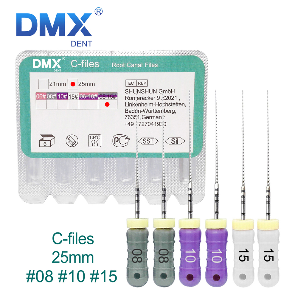 DMXDENT Dental Endodontics C Files Hand Use File for Root Canal