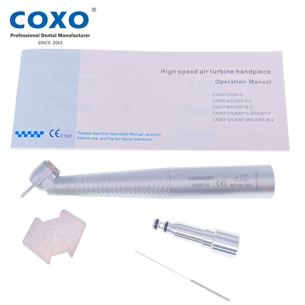 COXO YUSENDENT Dental 45 Degree Surgical Handpiece Fiber Optic CX207-G