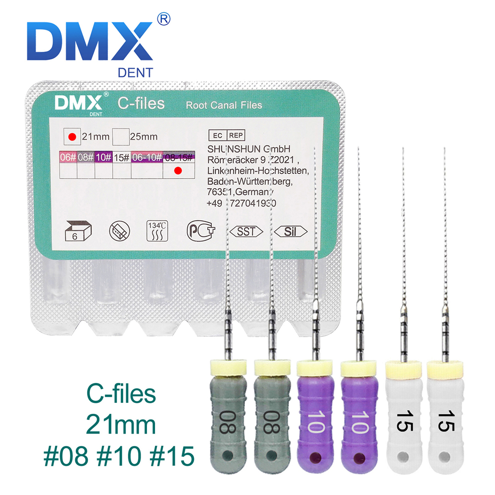DMXDENT Dental Endodontics C Files Hand Use File for Root Canal