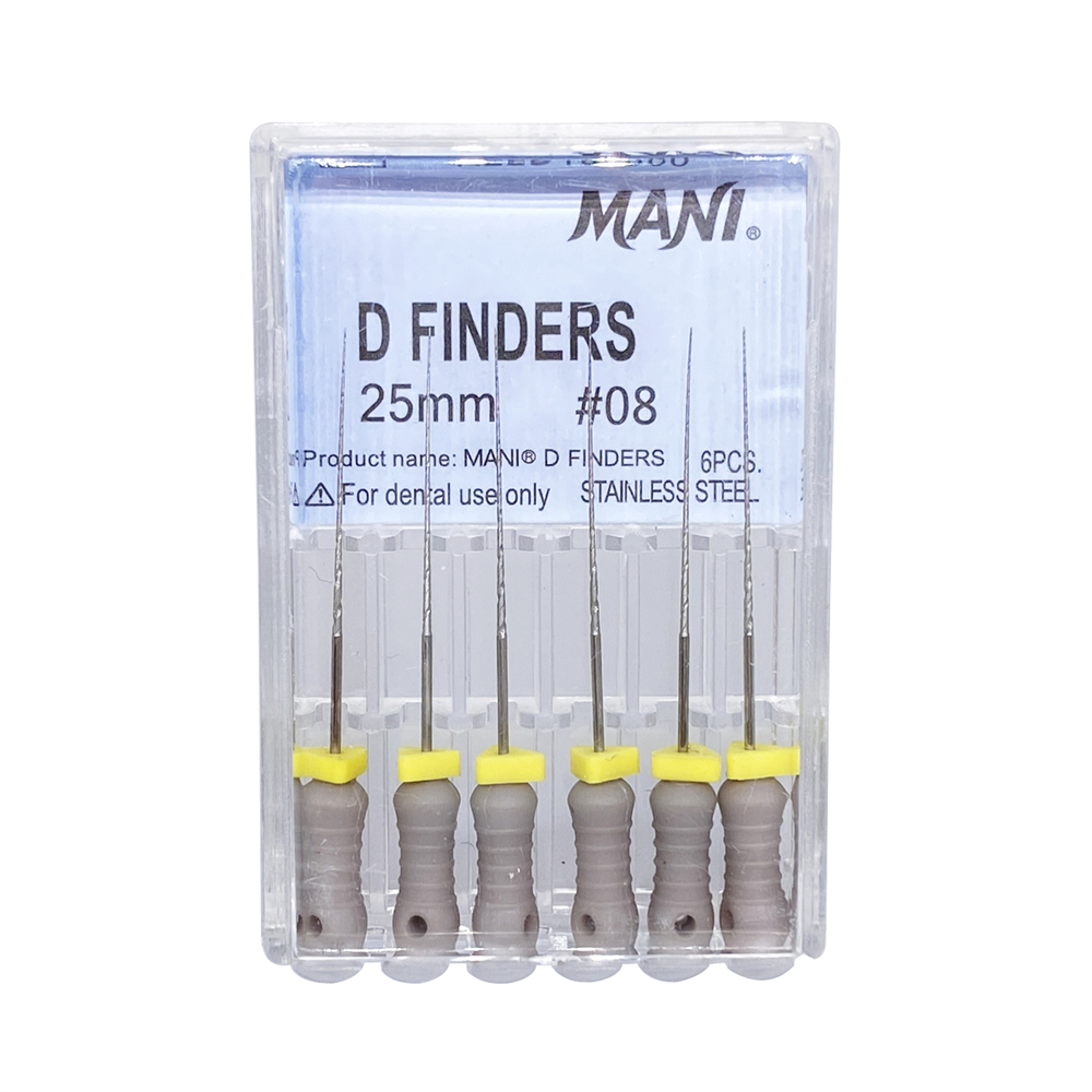 Mani D FINDERS Dental Endodontic Hand Use Files For Calcified Canals 21/25mm