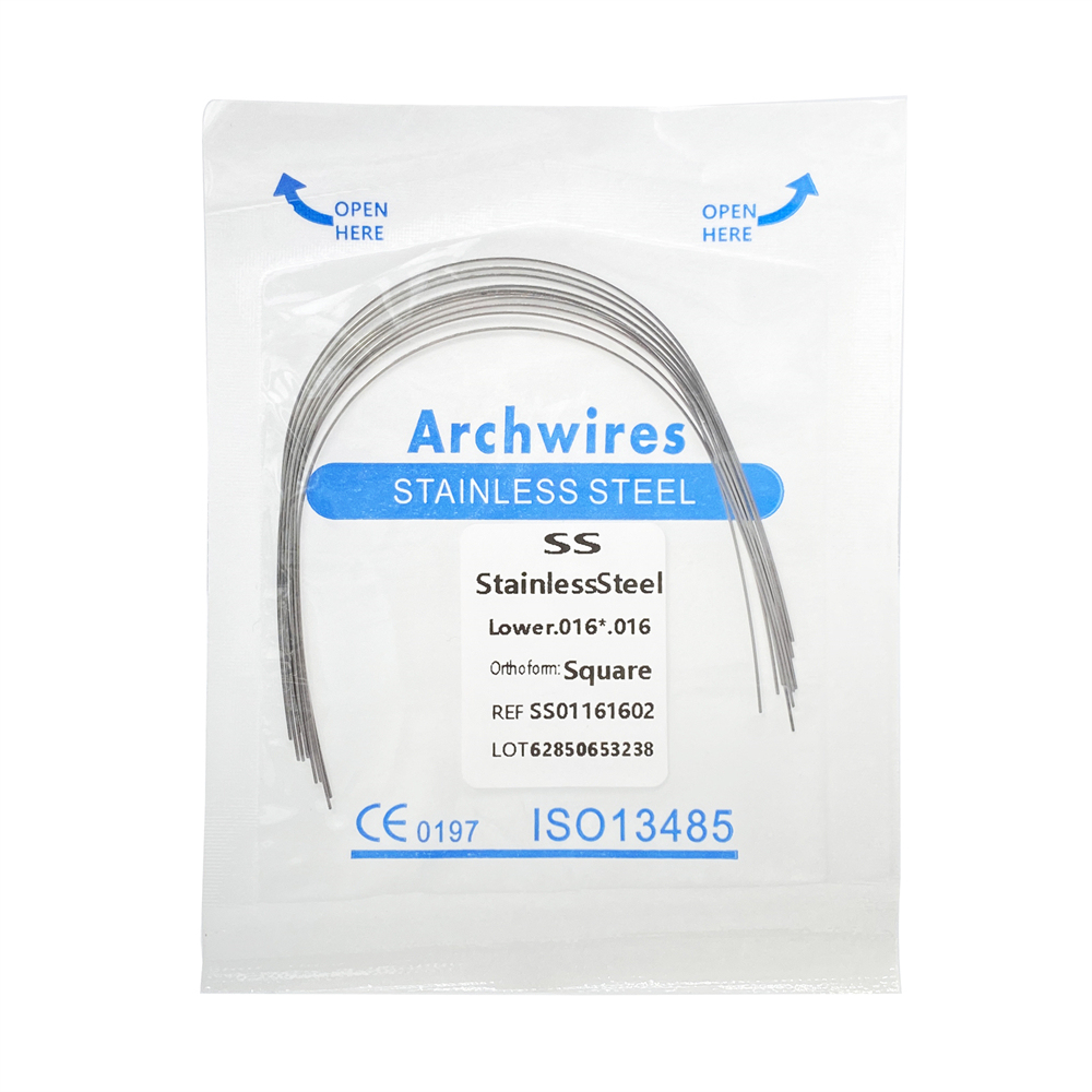 10Pcs Dental Orthodontic Stainless Steel/Niti Arch Wires Rectangular Wires