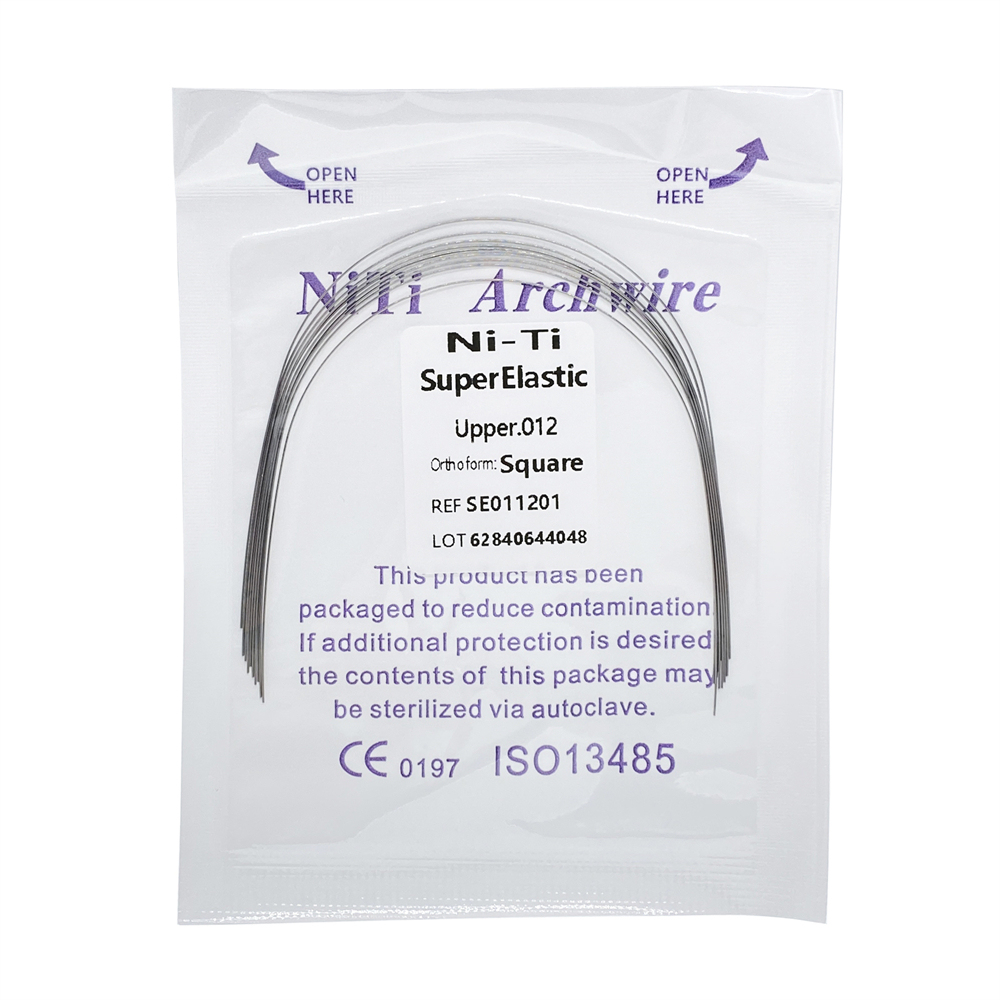 10Pcs Dental Orthodontic Round Arch Wire SST/Niti Ovoid/Square/Natural Form