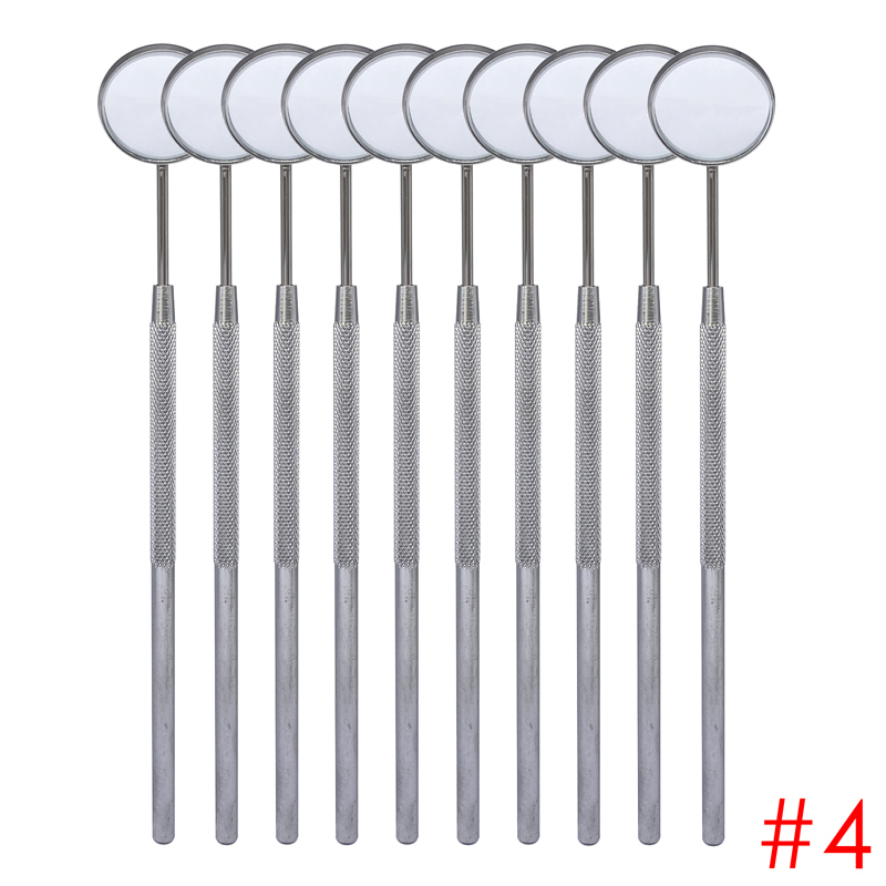 #4 #5 Dental Mouth Mirror and Handle For Teeth's ENT Dental Instruments