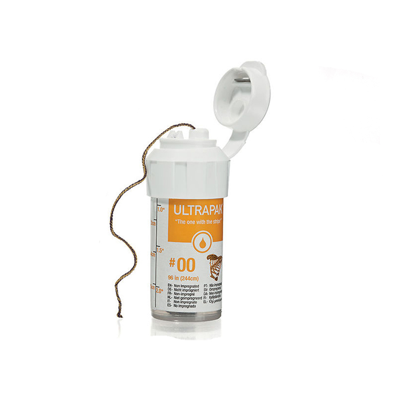 Ultrapak Dental Gingival Retraction Knitted Cord Packing Ultradent #00 #0 #1 #2