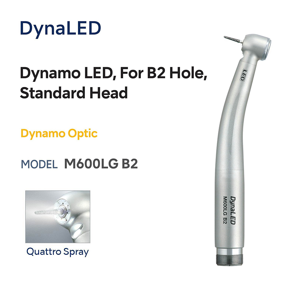 DynaLED M600LG Dental LED E-Generator High Speed Air Turbine Handpiece Fit NSK
