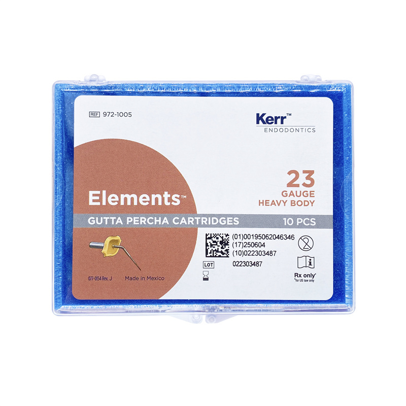 SybronEndo Dental Gutta Percha 23GA Gauge Cartridge Elements Obturation 10/pk