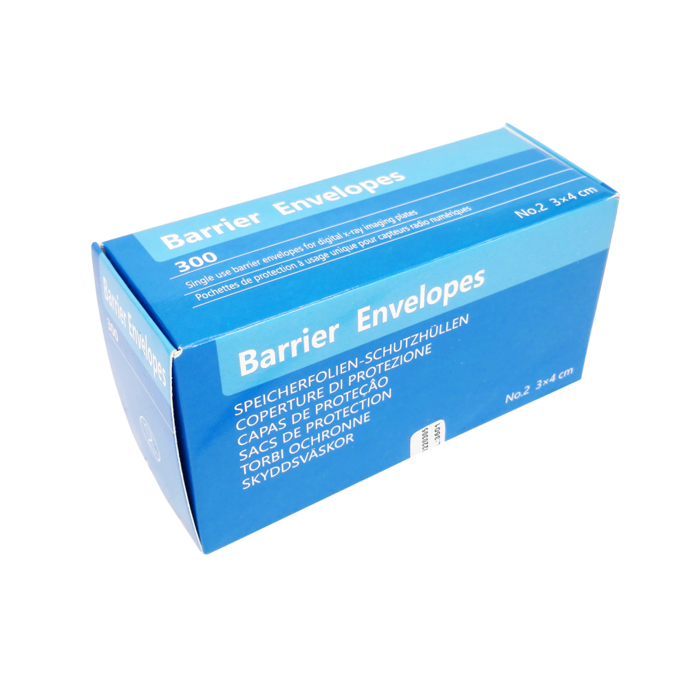 Dental Barrier Envelopes Side for Dental X Ray Digital Phosphor Plate Sensor Size #0 / #1 / #2