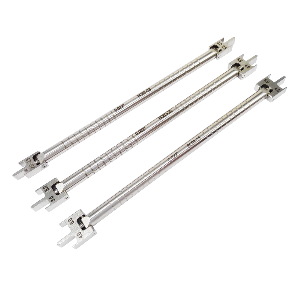 Dental Bracket Positioning Movable Head Height Gauge Orthodontic Instruments