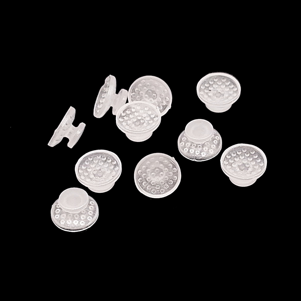 Dental Orthodontic Composite Ceramic Lingual Button Bondable Round Base