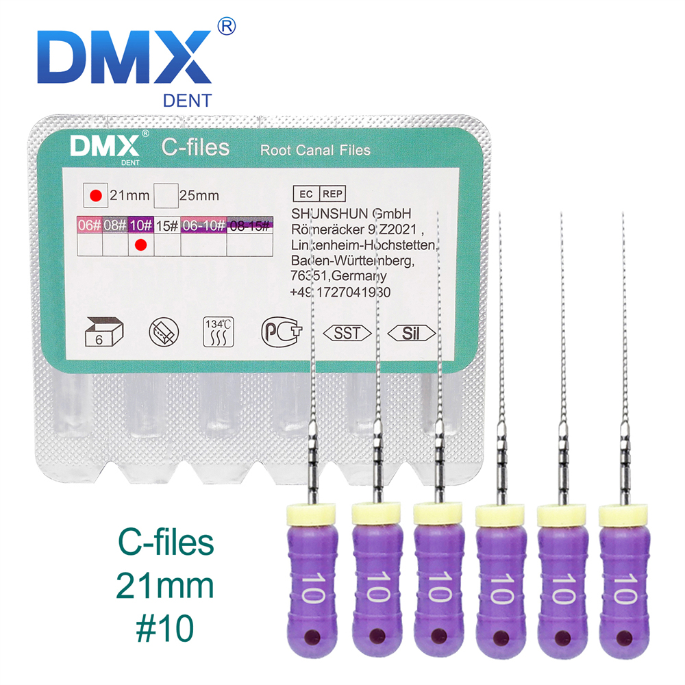 DMXDENT Dental Endodontics C Files Hand Use File for Root Canal