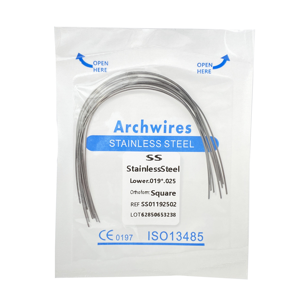 10Pcs Dental Orthodontic Stainless Steel/Niti Arch Wires Rectangular Wires