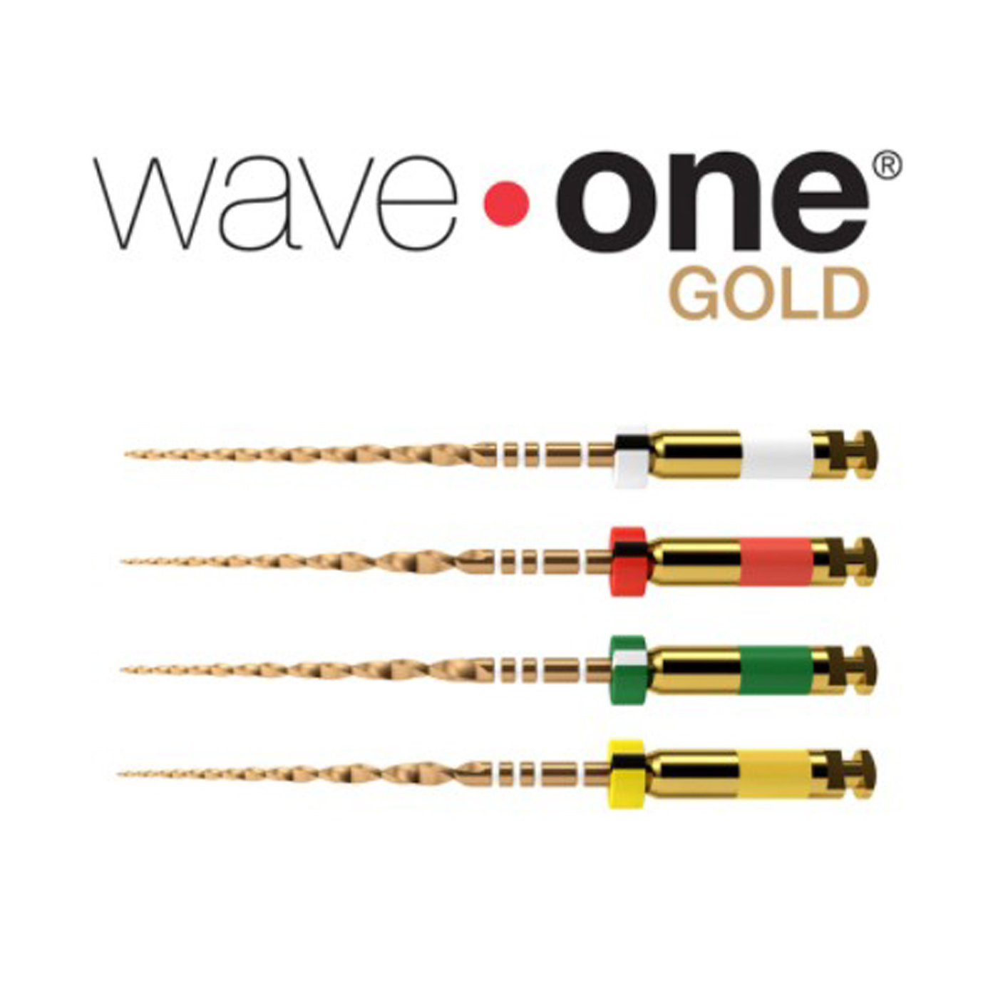 Waveone Gold Wave One Assorted Endodontic File Root Canal Dentsply 4Files / Pack