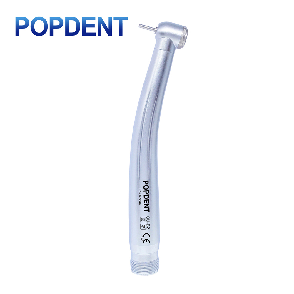 POPDENT Dental High Speed Handpiece Push Button 2/4 Holes Air Turbine