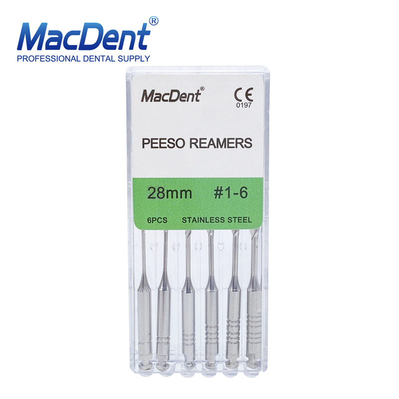 Macdent Peeso Reamers Dental Endodontic Root Canal Files 28mm/32mm