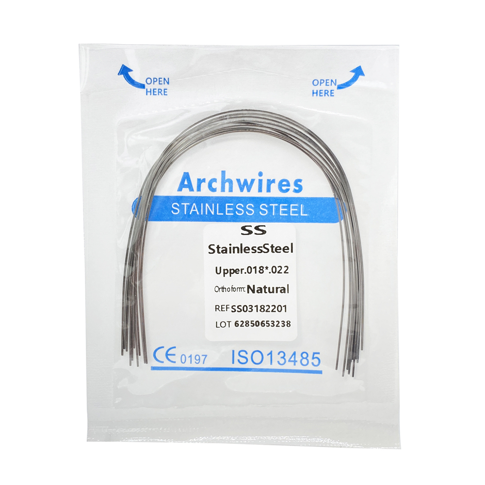 10Pcs Dental Orthodontic Stainless Steel/Niti Arch Wires Rectangular Wires
