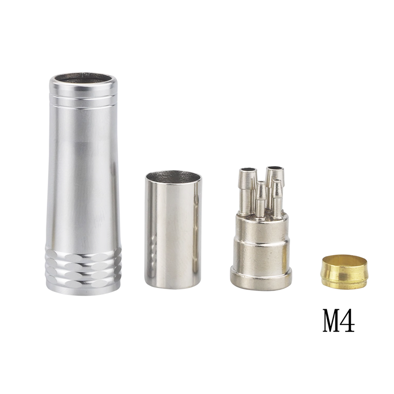 Dental High Speed Turbina Handpiece Tubing Hose Tube Connector 2/4 Hole