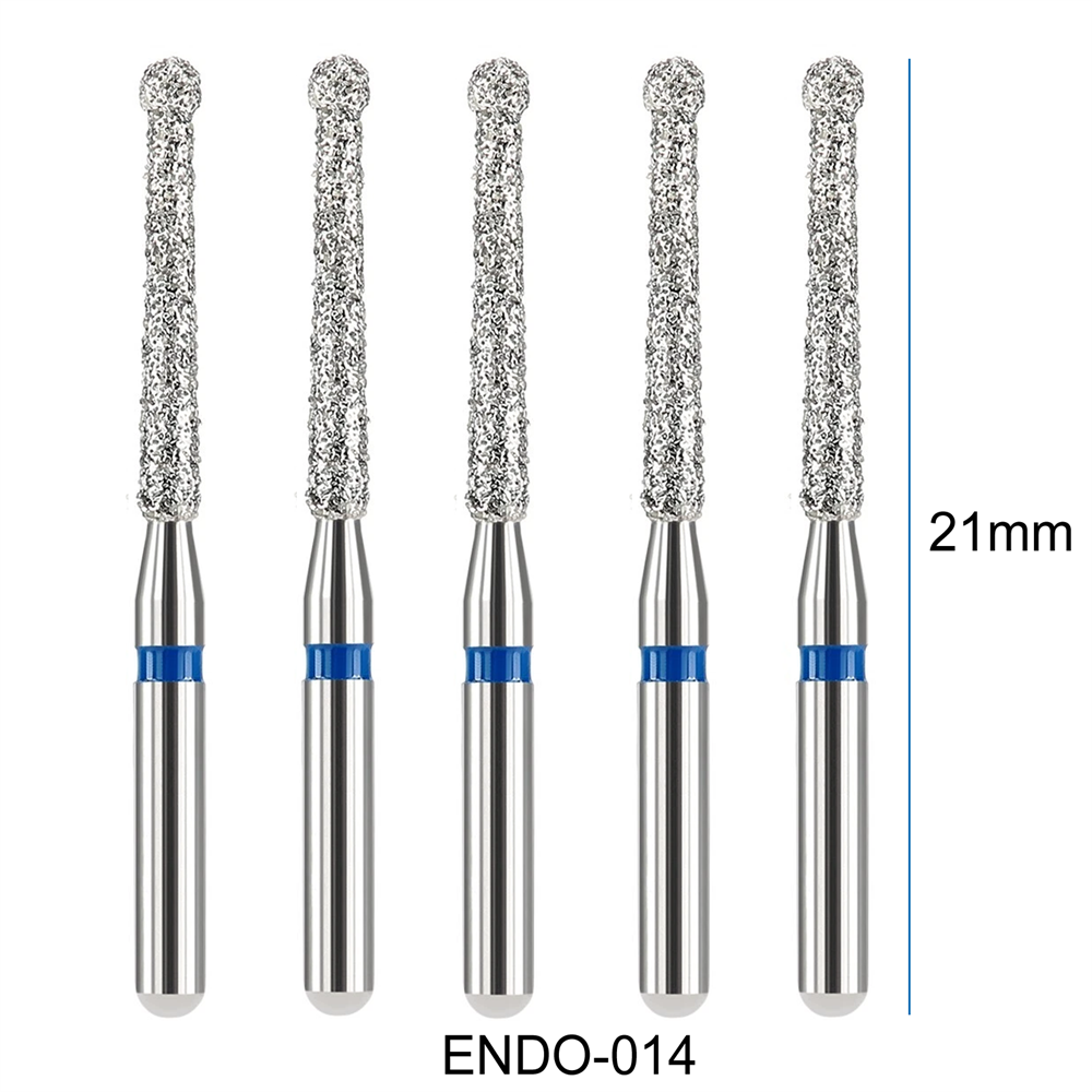 5Pcs Dental Diamond Burs Endo Access Bur Open Preparing Pulp Cavity Bur