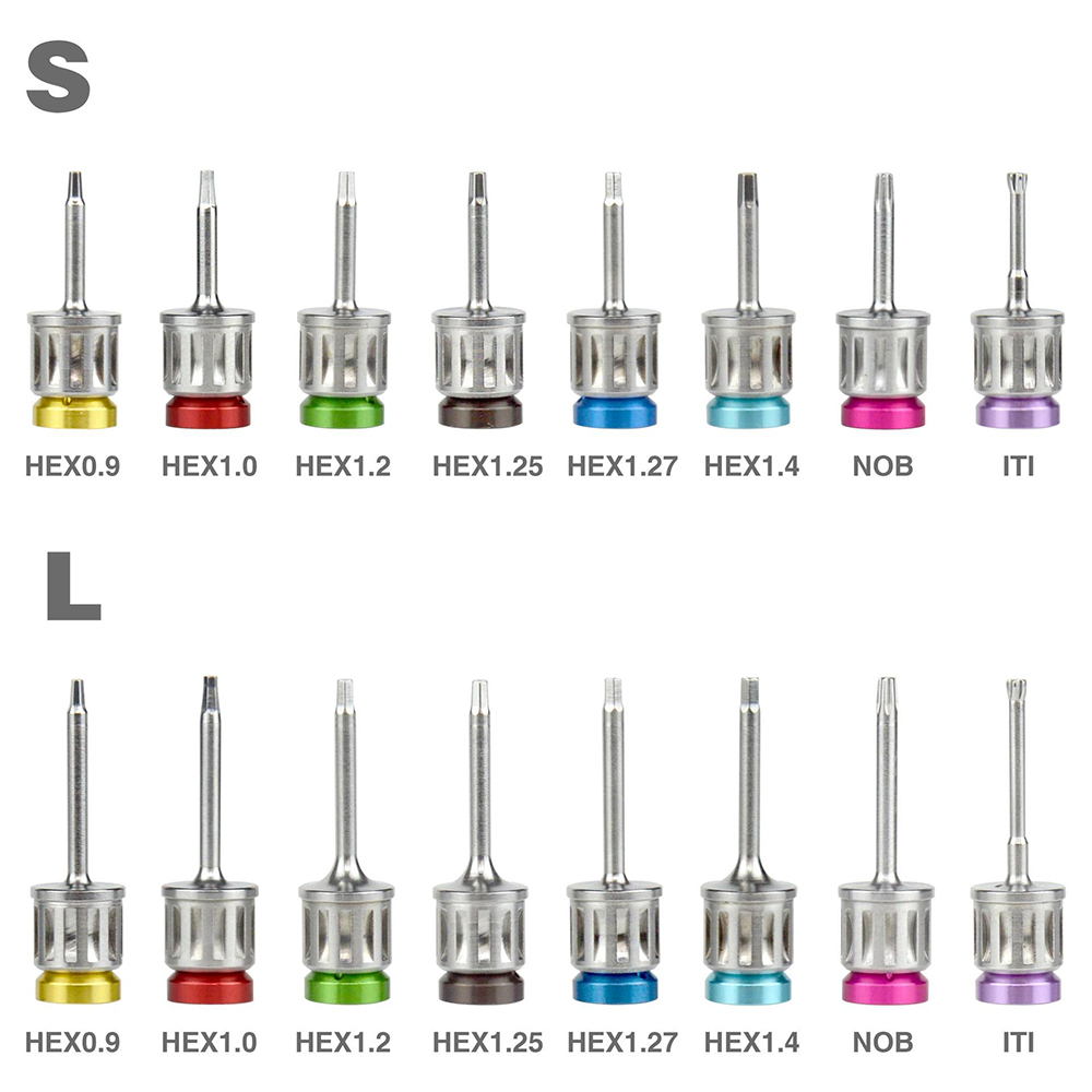 Dental Universal Prosthetic Restoration Implant Instrument Hand Driver Tool Kit