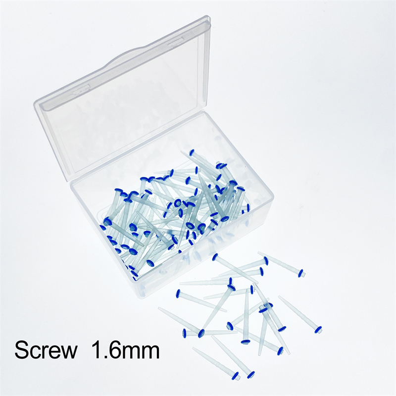 100 Pcs Dental Endo Quartz Fiber Post Screw Restorative 1.2 1.4 1.6 1.8mm