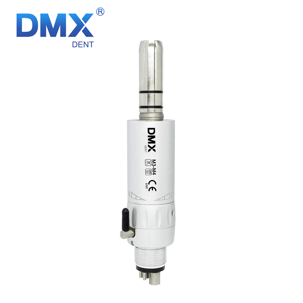 DMXDENT Dental Slow Low Speed Handpiece Straight Contra Angle Air Motor 2/4Holes
