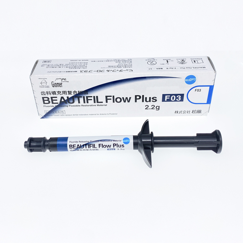 SHOFU BEAUTIFIL FLOW PLUS F03 Dental Low Flow Composite Syringe A2 A3 2.2 GM