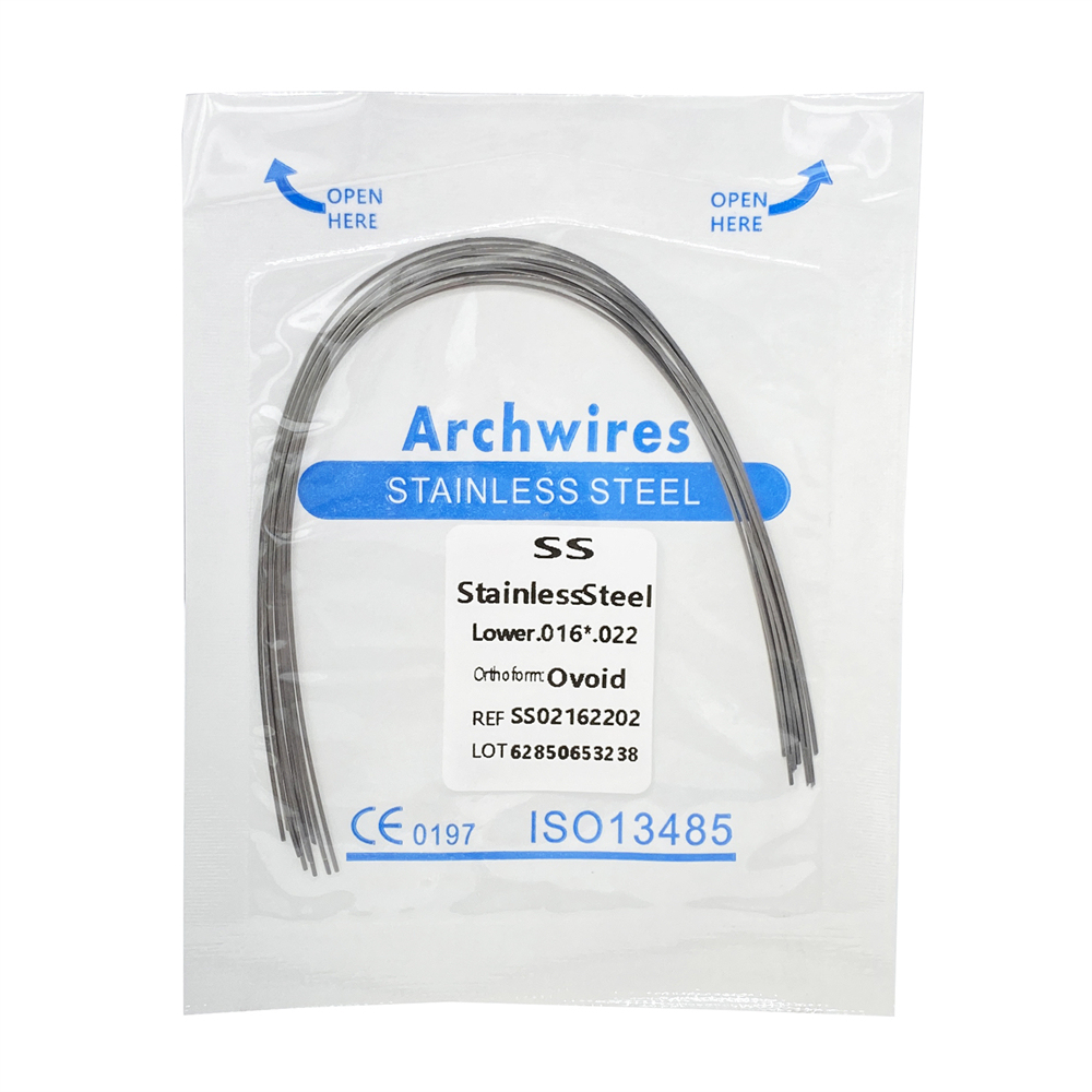 10Pcs Dental Orthodontic Stainless Steel/Niti Arch Wires Rectangular Wires