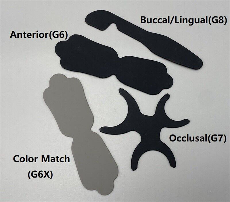Dental Flexible Silicone Photo Contrast Board Contrastor Background Black 135℃