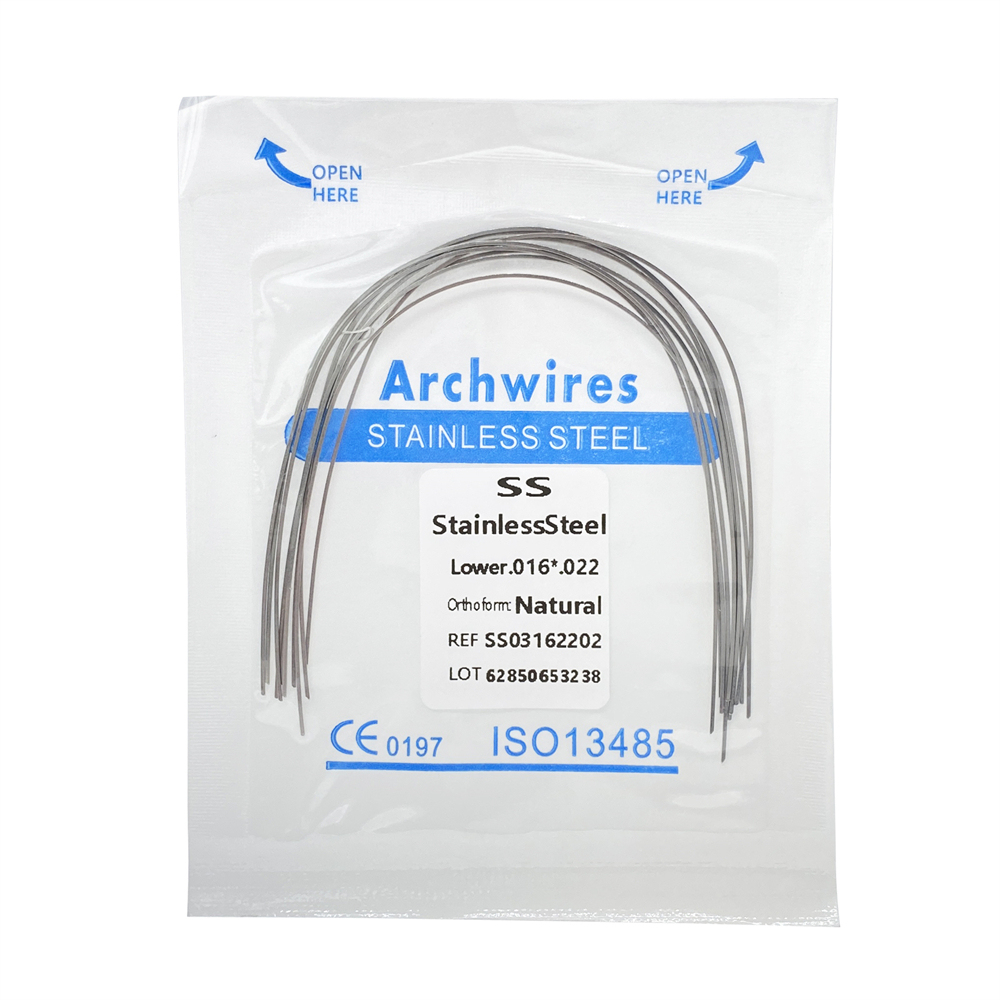 10Pcs Dental Orthodontic Stainless Steel/Niti Arch Wires Rectangular Wires