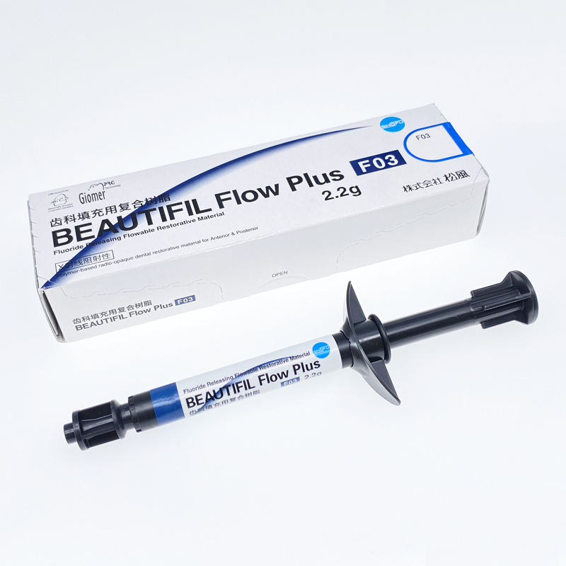 SHOFU BEAUTIFIL FLOW PLUS F03 Dental Low Flow Composite Syringe A2 A3 2.2 GM