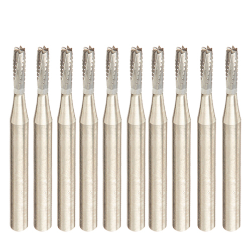 FG557 Dental Super Carbide Burs Friction Grip Midwest Type 10pcs