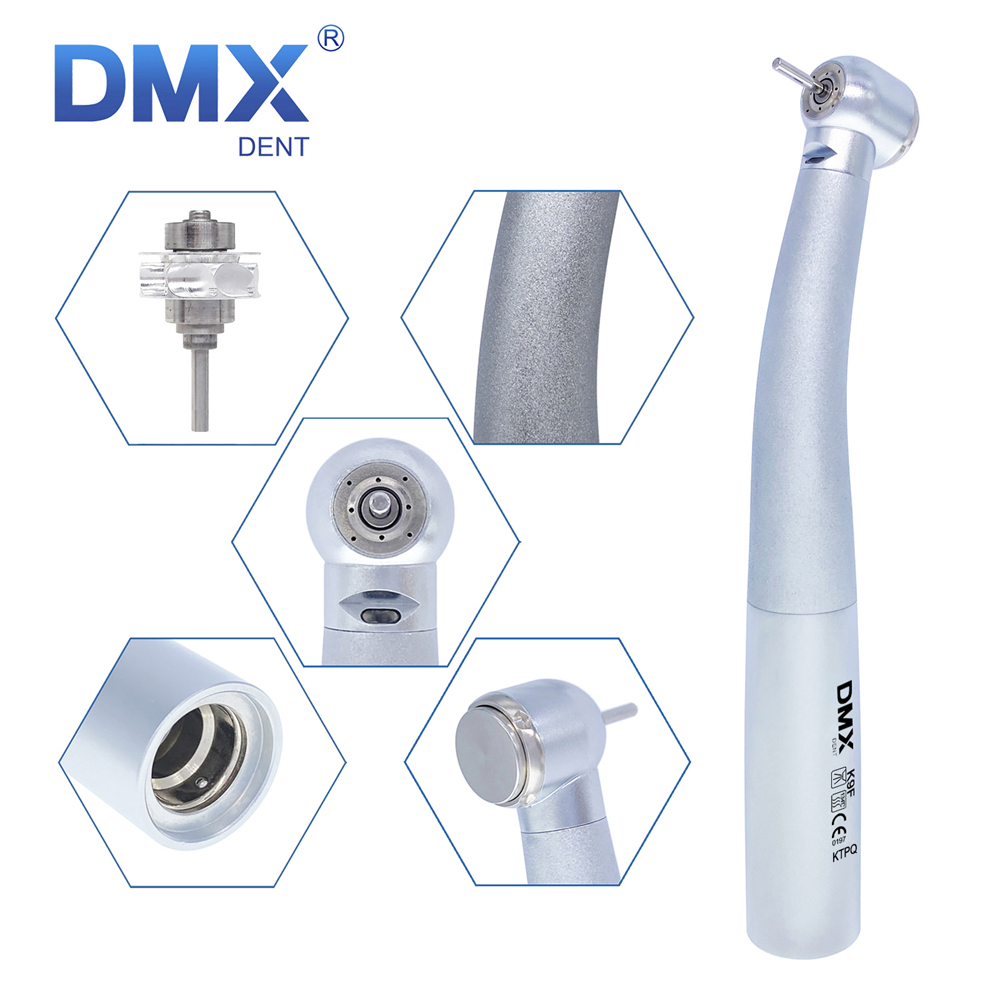 DMXDENT K9F KTPQ Dental Fiber Optic LED High Speed Handpiece Fit Kavo Coupler
