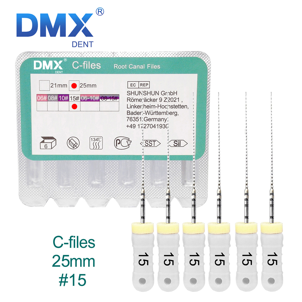 DMXDENT Dental Endodontics C Files Hand Use File for Root Canal