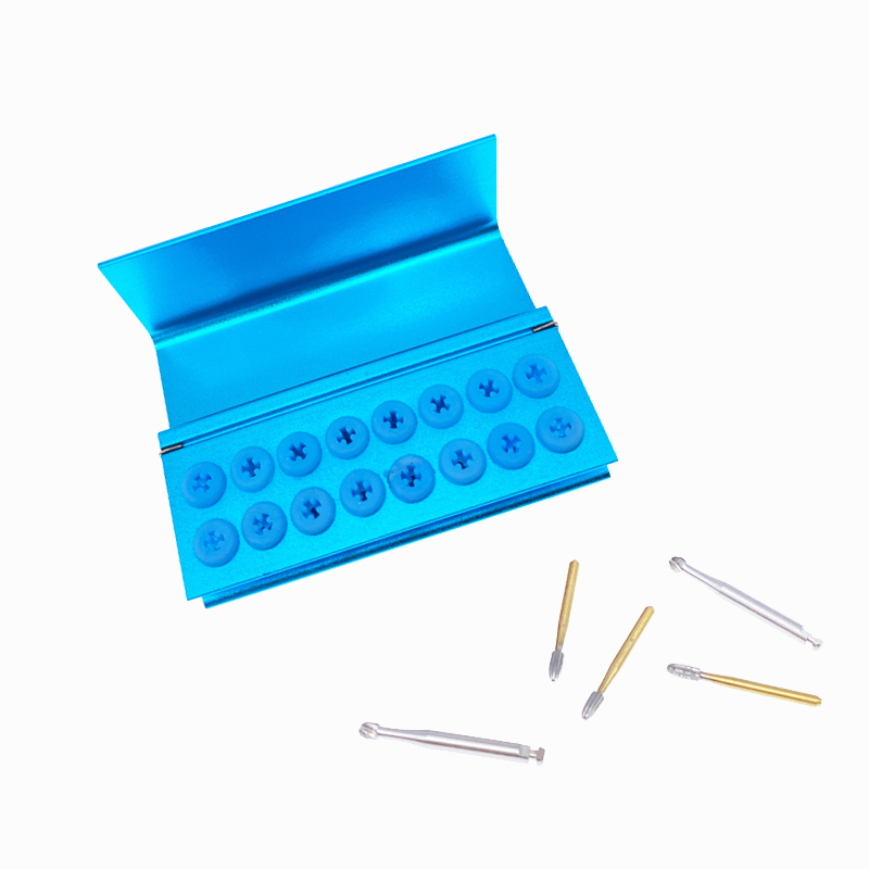 16 Holes with Silicon Dental High Speed FG RA Burs Block Holders Autoclavable