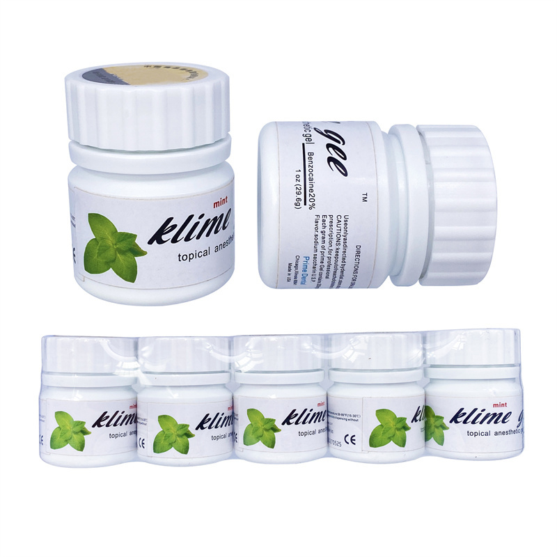 Dental Topical Anesthetic Gel 20% Benzocaine 1oz Jar