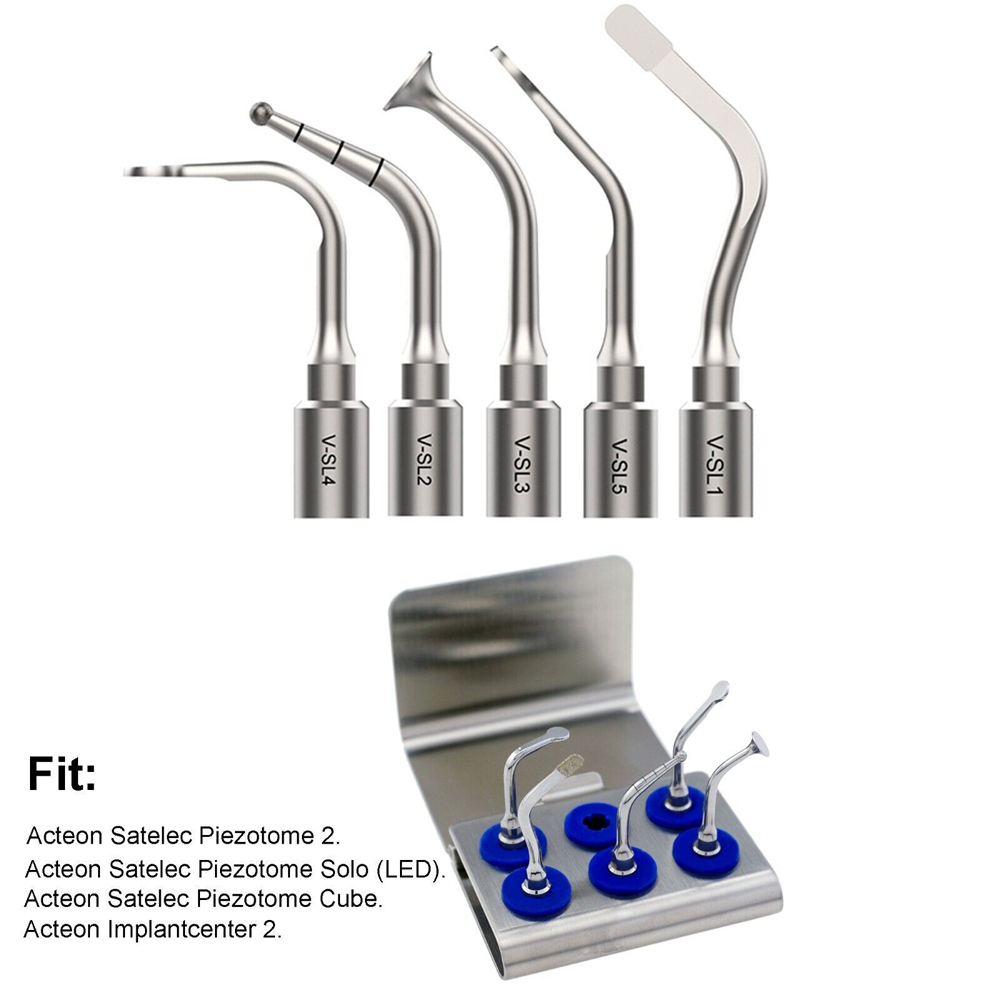 Dental ACTEON Piezotome 2 Cube Ultrasonic Surgery Tips Satelec Piezo Scaler Tips