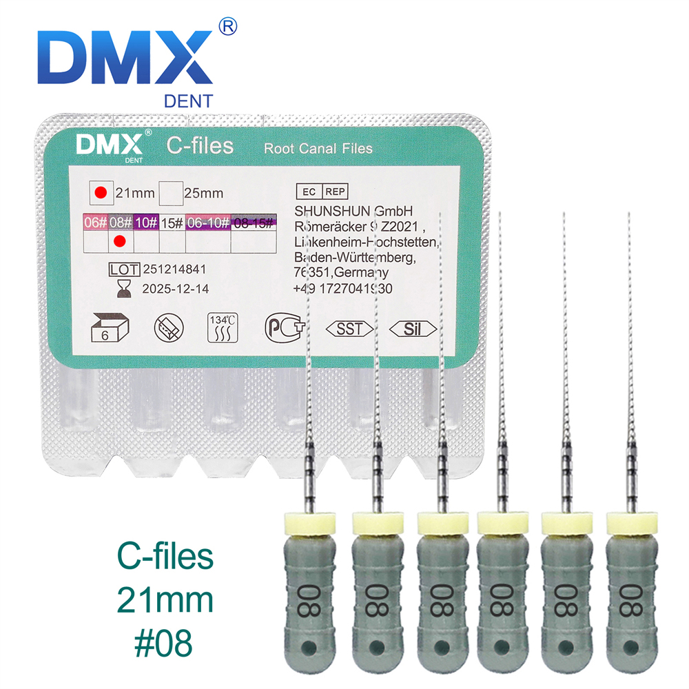 DMXDENT Dental Endodontics C Files Hand Use File for Root Canal