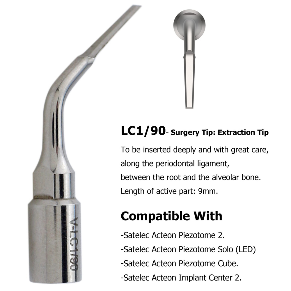Dental ACTEON Piezotome 2 Cube Ultrasonic Surgery Tips Satelec Piezo Scaler Tips