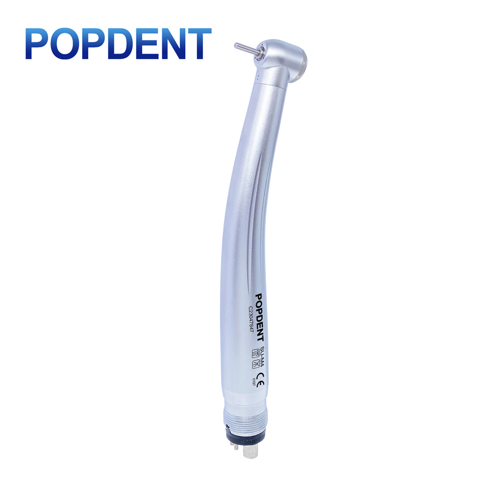 POPDENT Dental High Speed Handpiece Push Button 2/4 Holes Air Turbine