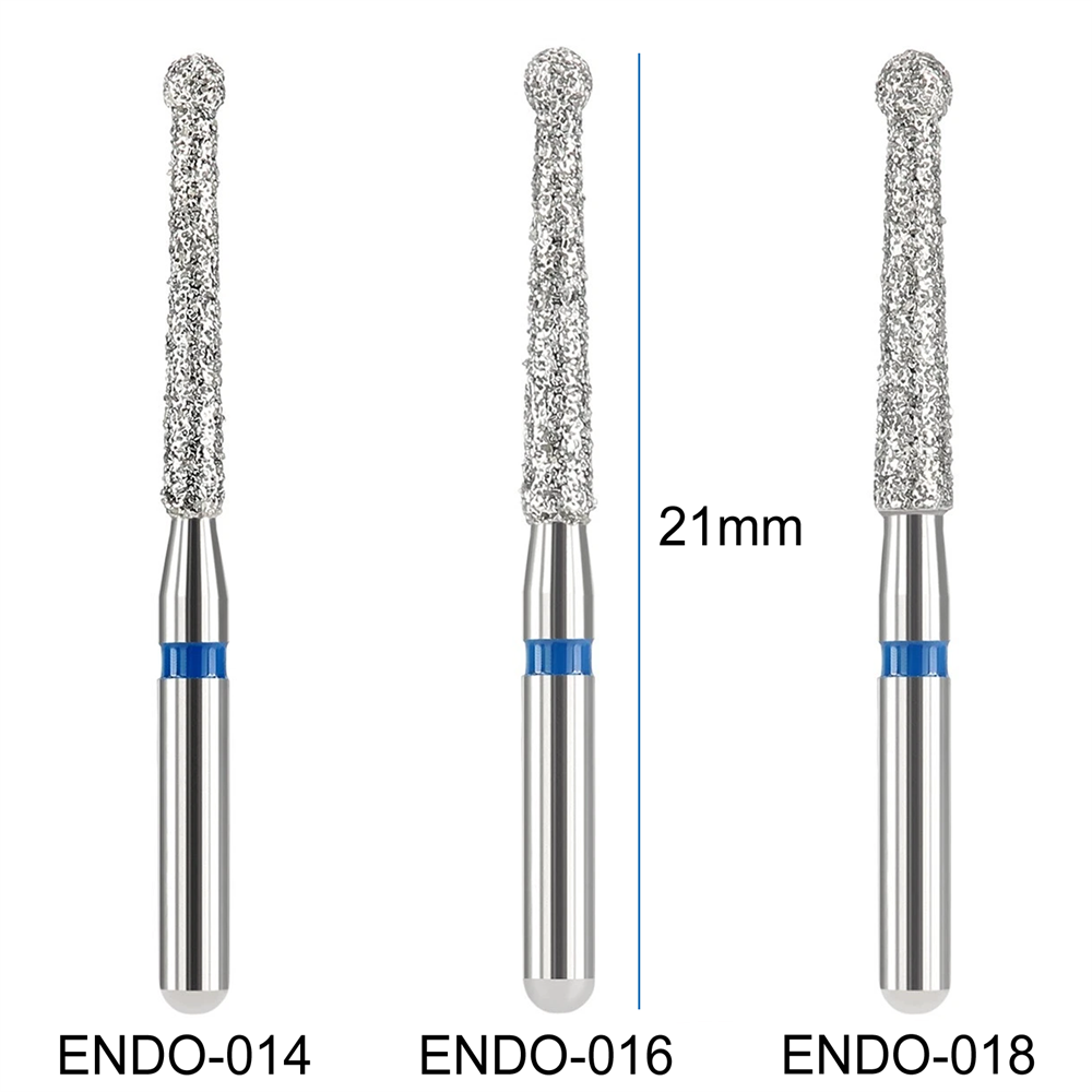 5Pcs Dental Diamond Burs Endo Access Bur Open Preparing Pulp Cavity Bur