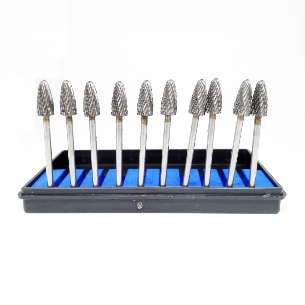 5 Pcs Tungsten Steel Drill Bits Rotary Burr Files Nail Art Manicure Pedicure Tools