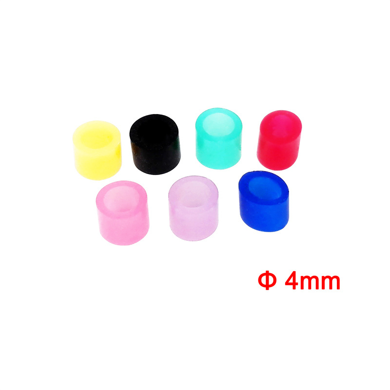 100/Box Dental Silicone Color Code Rings Bands Hygienist Instruments 8 Colors