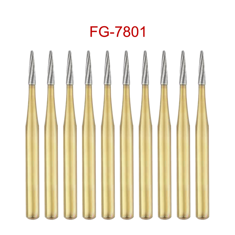 10Pcs DMXDENT Dental Trimming&Finishing  Tungsten Carbide Burs FG7404/7408/7803/7901/Endo-Z/Zekrya
