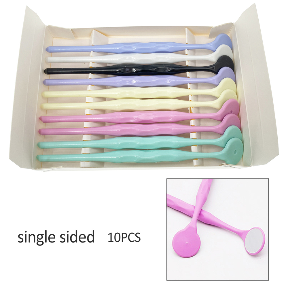 10pcs Dental Premium Mouth Mirrors Front Surface Double Single Sided