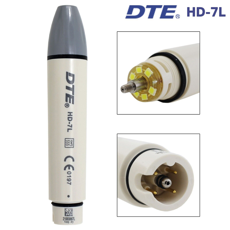 Woodpecker DTE Dental Ultrasonic Piezo Scaler Handpiece Tips HD-7L HW-5L HW-3H