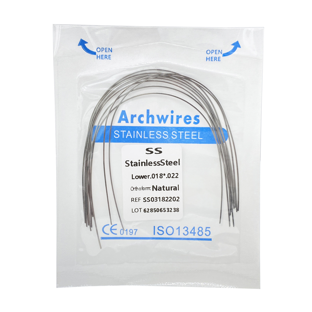 10Pcs Dental Orthodontic Stainless Steel/Niti Arch Wires Rectangular Wires